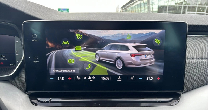 Skoda Octavia cena 104690 przebieg: 78972, rok produkcji 2020 z Skwierzyna małe 232